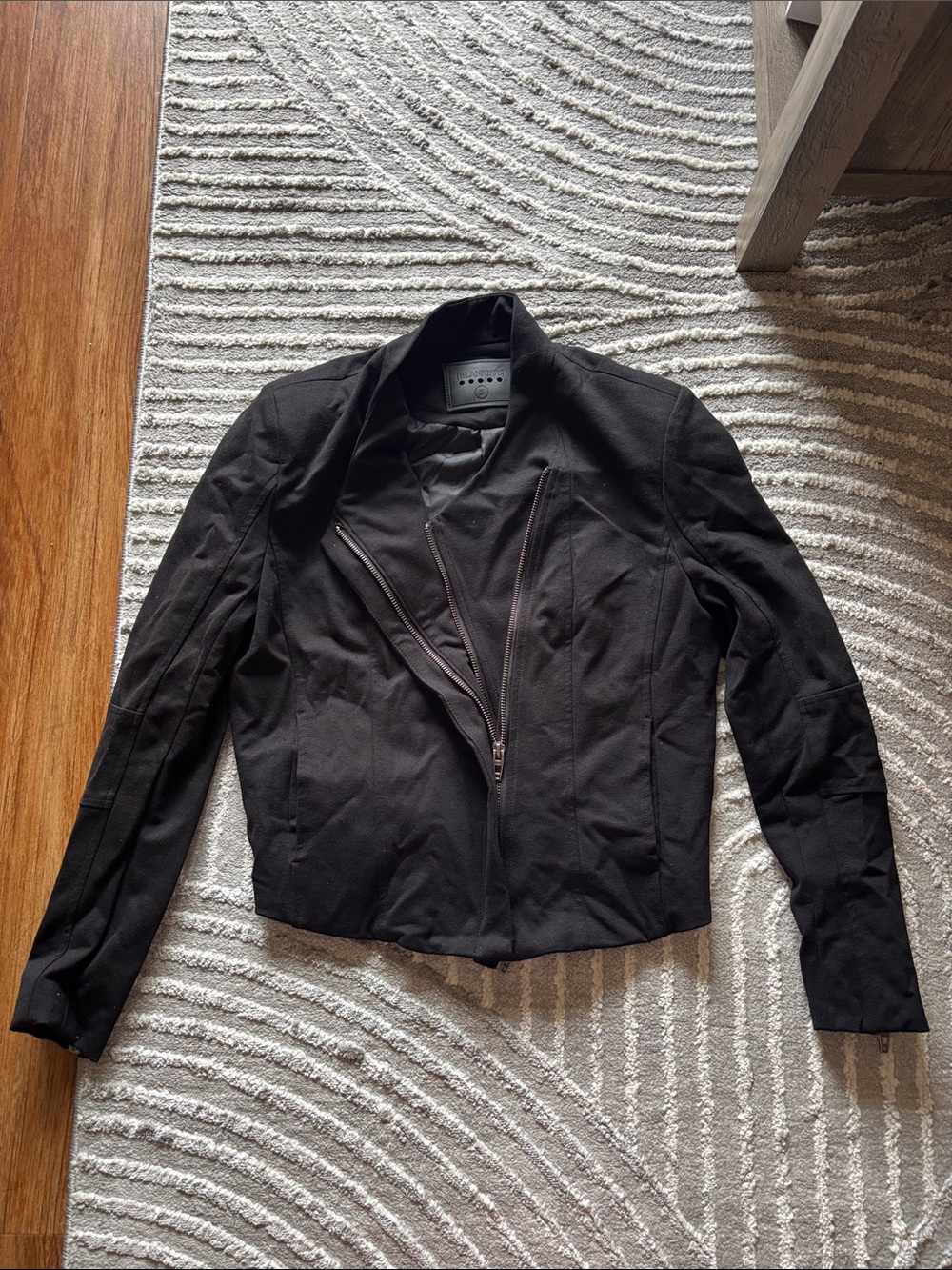 BlankNYC Black Moto Jacket Size Small